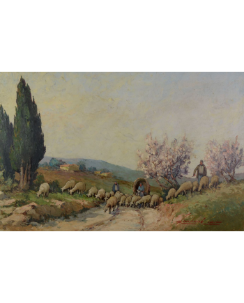 Un Chemin dans les Alpilles F. Car