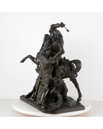 Charles Martel combattant Abdérame - Th. Gechter