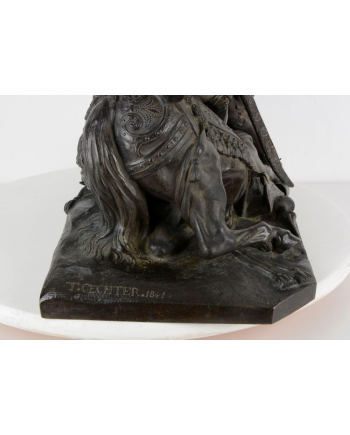 Charles Martel combattant Abdérame - Th. Gechter