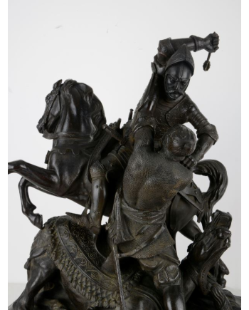 Charles Martel combattant Abdérame - Th. Gechter