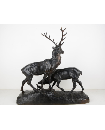 Biche et Cerf - J.-E. Masson