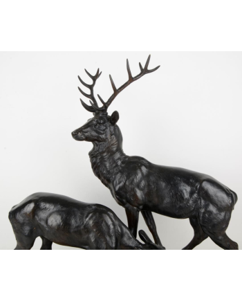 Biche et Cerf - J.-E. Masson