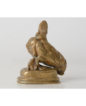 Poule picorant