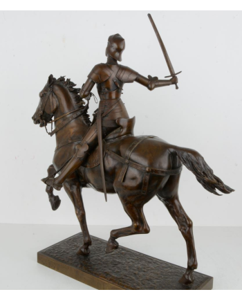 Jeanne d'Arc équestre - Paul Dubois