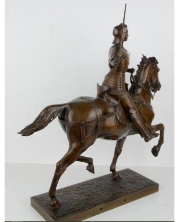 Jeanne d'Arc équestre - Paul Dubois