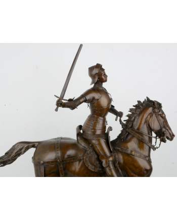Jeanne d'Arc équestre - Paul Dubois