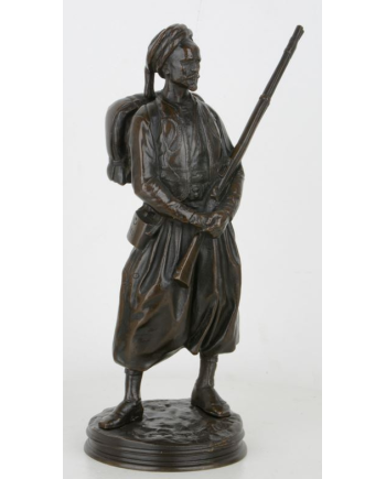 Le Zouave de la Garde - E. Frémiet