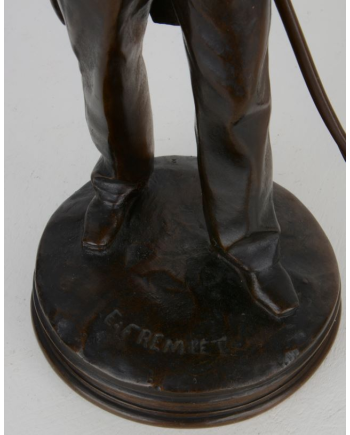 Gendarme à pied en petite tenue - E. Frémiet