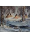 Tipis sous la neige