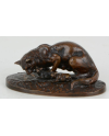 Chatte et chatons - Cl. Masson