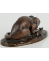 Chatte et chatons - Cl. Masson