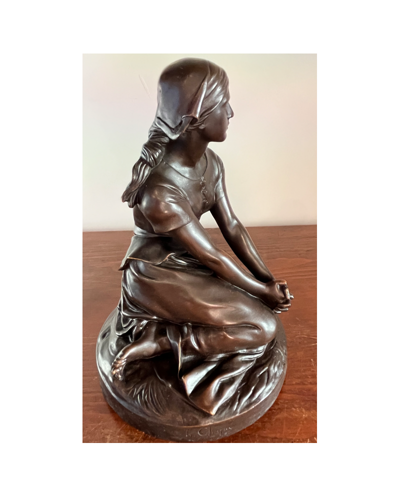 Jeanne d'Arc à Domrémy - Henri Chapu