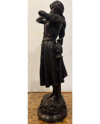 Jeanne d'Arc à Domrémy - E.Fremiet