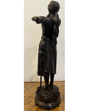 Jeanne d'Arc à Domrémy - E.Fremiet