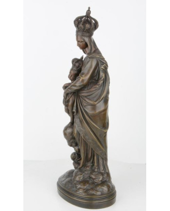 Madone couronnée à l'Enfant