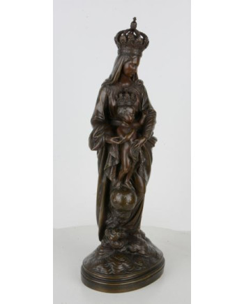 Madone couronnée à l'Enfant