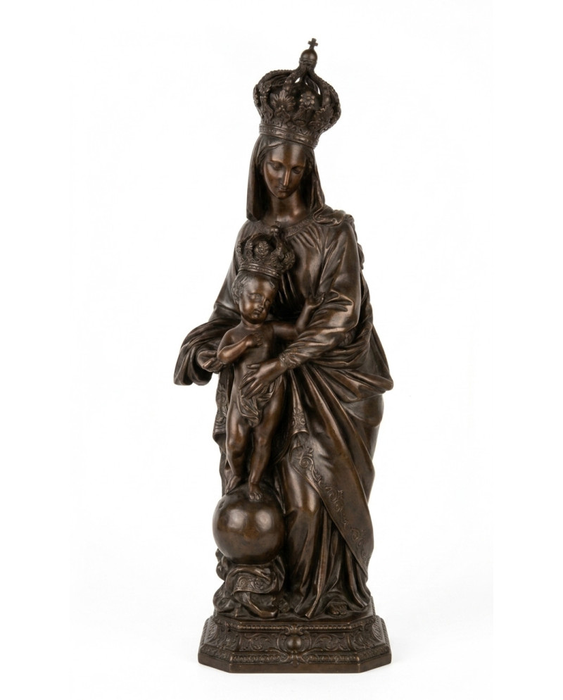Madone couronnée à l'Enfant