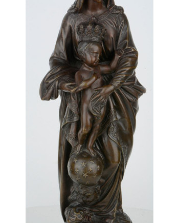 Madone couronnée à l'Enfant