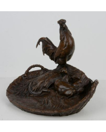 Coq et Poule - Vide-Poche - Auguste Caïn