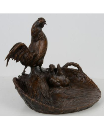 Coq et Poule - Vide-Poche - Auguste Caïn