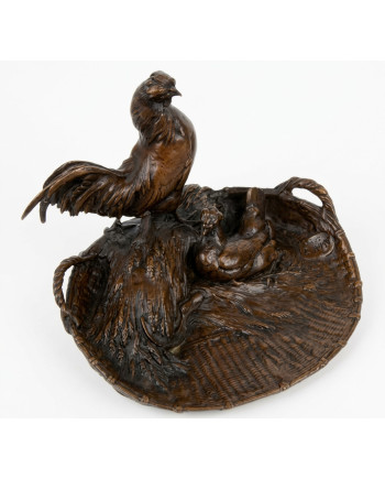 Coq et Poule - Vide-Poche - Auguste Caïn