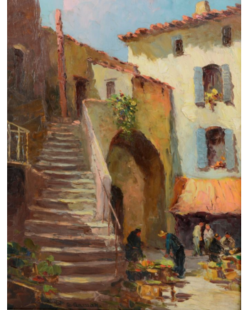 Petit Marché à Saint-Tropez - Ch. Cermak