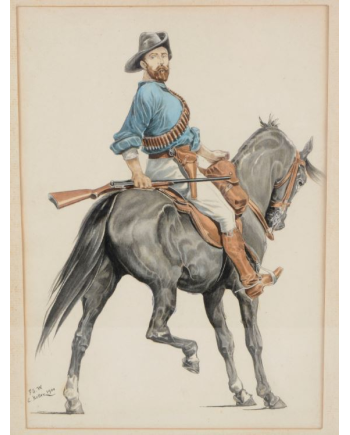 Mounted Kiwi Riffleman - E. Keller