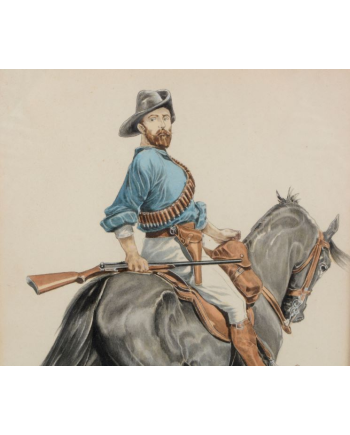 Mounted Kiwi Riffleman - E. Keller